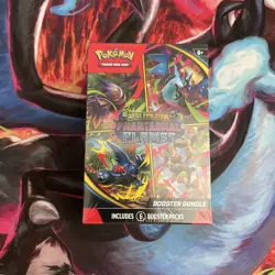 Pokemon TCG Mega Evolution Phantasmal Flames Booster Bundle 6 Packs Sealed NEW - Image 1