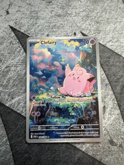 Pokemon TCG Clefairy 94/88 Illustration Rare Full Art NM (PACK FRESH) - Image 1