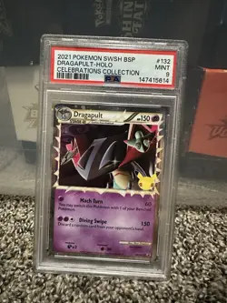 Dragapult SWSH132 *PSA 9* Celebrations Collection Pokemon TCG - Image 1