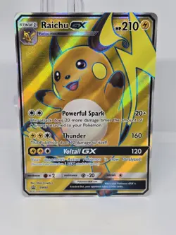 2017 Pokemon Black Star Promo - SM90 - Raichu GX Full Art, See 📷📸 - Image 1