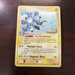 Pokemon Magneton EX Legend Maker Reverse Holo Rare HP Crease - Image 1