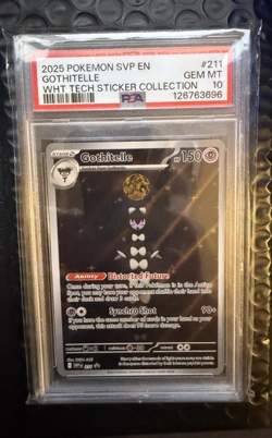 2025 POKEMON SVP EN-SV BLACK STAR PROMO #211 - GOTHITELLE 211 - PSA 10 - Image 1