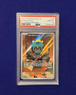 PSA 10 Marshadow #146 Mega Evolutions 2025 Pokemon GEM MINT - Image 1