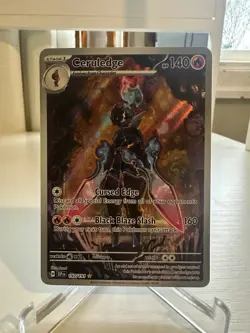 Pokemon TCG Ceruledge Illustration Rare Sv08 Surging Sparks 197/191 Holo HP 140 - Image 1