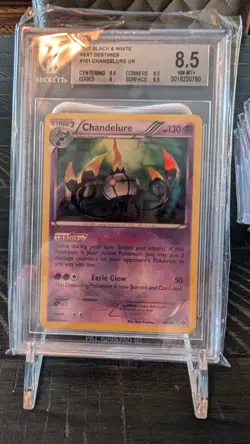 Chandelure 101/99 BGS 8.5 Pokemon Next Destinies Secret Rare - Near Mint - Image 1