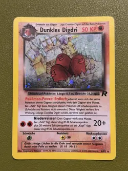 Dunkles Diggridri 6/82 Holo German Neo Genesis Pokemon TCG - LP/MP Vintage - Image 1