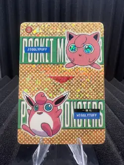 Jigglypuff #603 - Vintage Pocket Monsters Vending Holo Prism 1999 - Pokemon - Image 1