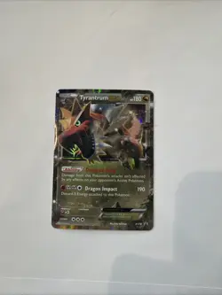 Pokemon TCG Holo Black Star Promo Tyrantrum EX XY70 Ultra Rare - Image 1