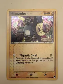Pokemon TCG Magnemite Legend Maker 59/92 Reverse Holo Common 2006 - Image 1