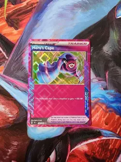 Pokemon TCG - Temporal Forces Hero's Cape Ace Spec 152/162 NM - Image 1