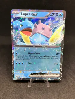 Pokemon TCG Lapras Ex 022/088 Perfect Order Double Rare Holo NM - Image 1