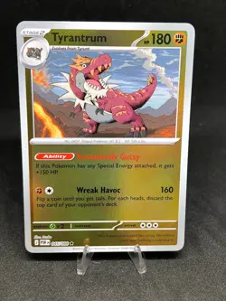 Pokemon TCG Tyrantrum 045/088 Perfect Order Reverse Holo NM - Image 1
