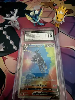 Pokemon Origin Forme Dialga V Ultra Rare Full Art Holo 177/189 CGC 10 - Image 1