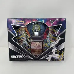 Pokemon TCG Arceus V Figure Box 1 Cosmic eclipse 2 Brilliant 1 Chilling Reign 820650850165 - Image 1