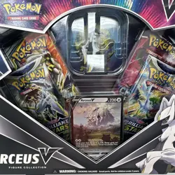 Pokemon TCG Arceus V Figure Box 1 Cosmic eclipse 2 Brilliant 1 Chilling Reign 820650850165 - Image 2