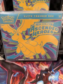 Pokemon Mega Evolution Ascended Heroes Elite Trainer Box Dragonite Zekrom Promo - Image 1