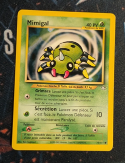 Pokemon TCG - Spinarak (Mimigal) 75/111 - Neo Genesis - French - Image 1
