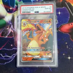Pokemon 2019 Charizard GX 9/68 Hidden Fates Ultra Rare Holo PSA 10 - Image 1