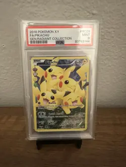 Pokemon Pikachu XY radiant collection RC29/RC32 Generations PSA 9 2016 - Image 1
