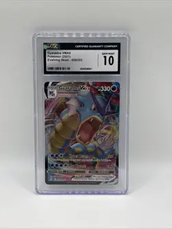 Pokemon Gyarados VMAX 029/203 Evolving Skies Ultra Rare Holo CGC 10 English - Image 1