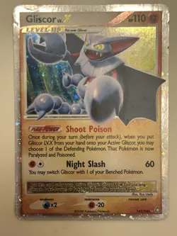 Pokemon TCG Gliscor LV.X Legends Awakened 141/146 Holo Ultra Rare Level Up - Image 1