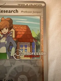 Pokemon TCG Professor's Research Juniper 085/086 BLK Professor Program Promo - Image 2