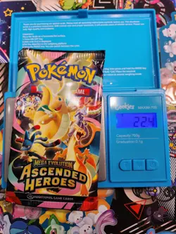 EXTREMELY HEAVY! 22.4g GOD PACKUUU Ascended Heroes Pokemon TCG Booster (SEALED) - Image 1