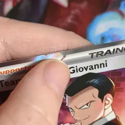 Pokemon Team Rocket's Giovanni 225/182 Destined Rivals Ultra Rare Holo Trainer - Image 3
