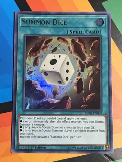 Yu-Gi-Oh! Summon Dice 1st Ed. BLRR-EN002 Ultra Rare NM x1 - Image 1