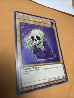 Yugioh Skull Servant BLMM-EN002 Secret Rare 1st Ed NM - Image 2
