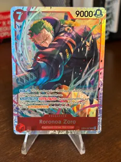Roronoa Zoro (Foil) (EB04-007) SR One Piece Adventure on Kami's Island OP15-EB04 - Image 1
