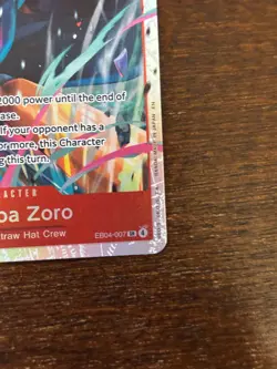 Roronoa Zoro (Foil) (EB04-007) SR One Piece Adventure on Kami's Island OP15-EB04 - Image 4