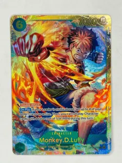 Monkey D. Luffy OP13-118 SEC Secret Rare Carrying On His Will One Piece TCG NM - Image 1