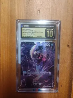 One Piece 2025 Zoro-Juurou JPN Legacy Of The Master ST18-004 SP CGC 10 Pristine - Image 3