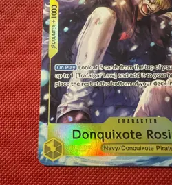One Piece CCG Donquixote Rosinante TR Legacy of The Master OP12-108 Alt Art NM - Image 4