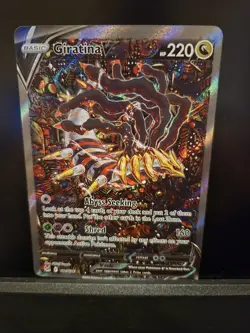 Giratina V Alt Art 186/196 Pokemon TCG Lost Origin SWSH English Near Mint - Image 2
