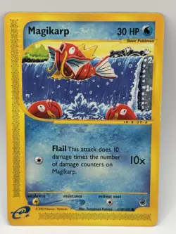 Pokemon Magikarp #118/165 2002 Expedition Base Set LP - Image 1