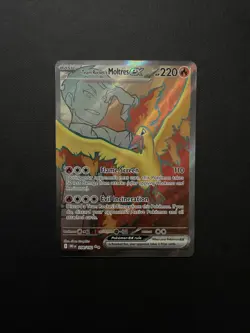 Pokemon TCG Team Rockets Moltres EX Destined Rivals 208/182 NearMint Condition - Image 1