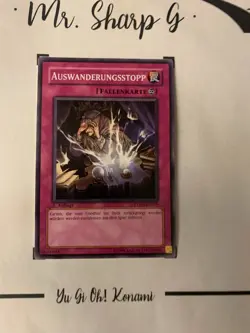 AUSWANDERUNGSSTOPP - 1. AUFLAGE PTDN-DE079 DEUTSCH Yu-Gi-OH! CARD COMMON 2008 - Image 3