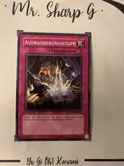 AUSWANDERUNGSSTOPP - 1. AUFLAGE PTDN-DE079 DEUTSCH Yu-Gi-OH! CARD COMMON 2008 - Image 4