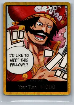 DON!! Card (Gol.D.Roger) (Gold) Carrying On His Will 2025 NM - Image 1