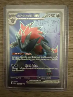 Pokemon TCG Journey Together NS Zoroark EX Card 175/159 NM Condition - Image 1
