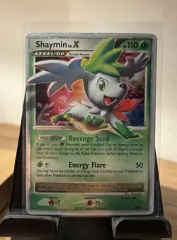 Pokemon Shaymin LV.X DP39 Diamond & Pearl Promo Holo Level Up Card MP-HP - Image 1