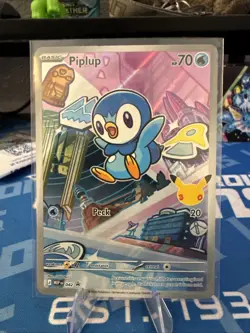 Piplup 042 MEP First Partner Illustration Rare Promo Card NEAR MINT - Image 1
