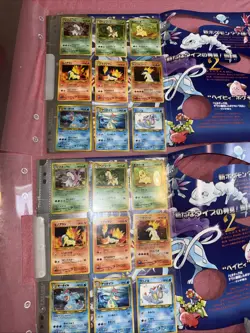 Pokemon Cards Rainbow Island , Neo Premium File 2 , Neo Genesis Bundle - Image 1