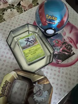 Pokemon TCG Lot Pokeball Tin Sealed Plus Tin And Card Deck Box - Image 1