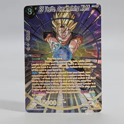 Dragon Ball Super Card BT20-099 SS Vegito Overwhelming Might Gold Foil NM - Image 2