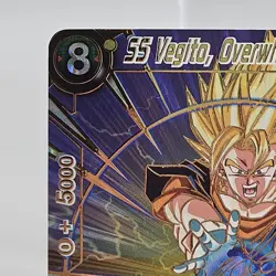 Dragon Ball Super Card BT20-099 SS Vegito Overwhelming Might Gold Foil NM - Image 3
