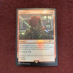 Round Two - Seize the Day Secret Lair Drop Foil 480 NM+ Unplayed MTG Magic Card - Image 1