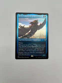 Macolm Keen Eyed Navigator - Etched Foil - Commander Legends - LP - English MTG - Image 1